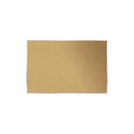 Ghent Cork Bulletin Board, Aluminum, 24inW X 18inH 1318-1